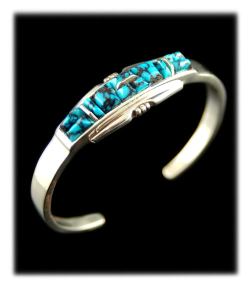 Chinese Spiderweb Turquoise bracelet