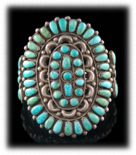 Vintage Native American Handmade Turquoise Jewelry