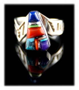 Cornrow inlay ring