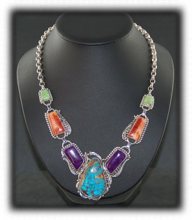 An American Legend - Bisbee Turquoise Necklace