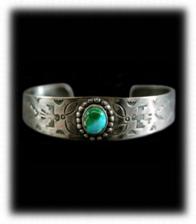 Vintage Fred Harvey Turquoise Bracelet