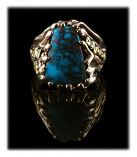 Gold Turquoise Ring