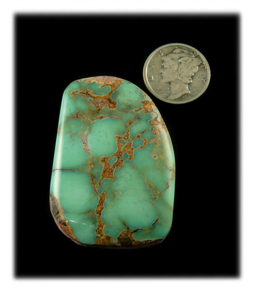 Green Tortoise Turquoise Cabochon