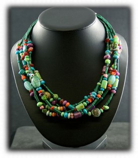 Green Turquoise Beads