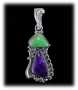 hand Crafted Silver Jewelry - Sugilite Necklace