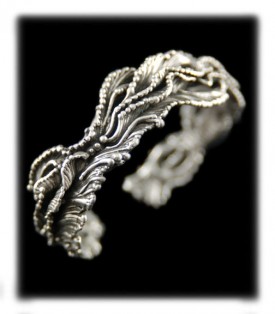 Handcrafted Silver Bracelet by Crystal Hartman