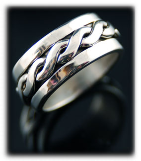 Durango Silver Mens Silver Band 