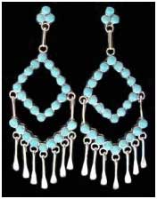 Zuni Indian Turquoise Earrings