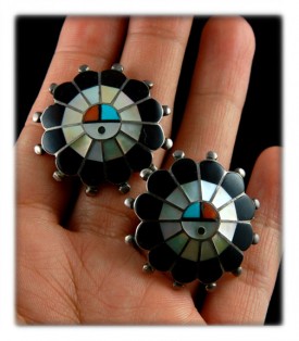 Vintage Inlay Earrings