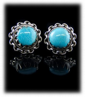 Kingman Post Turquoise Earrings