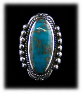 Silver and Turquoise Ring