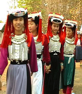 Lisu Women from Thai Hill Tribe