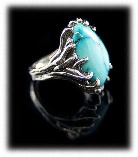 Fox Turquoise Womens Ring