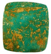 Manassa Turquoise Cab, a great example of Natural Colorado Turquoise