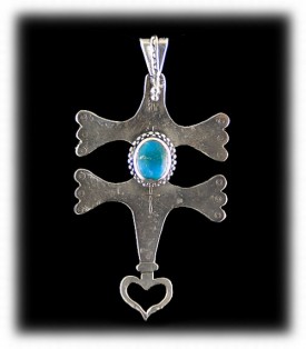 Mens Cross Necklace - Silver Cross Necklace