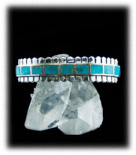 Inlay Men's Turquoise Bracelet