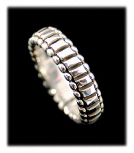 Mens Sterling Silver Ring Bands