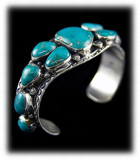 Mens Turquoise Bracelet - Fox Turquoise