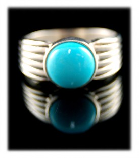 Mens Turquoise Ring Bands