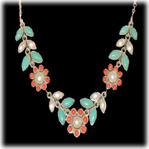 Mexican Turquoise Jewelry Necklace