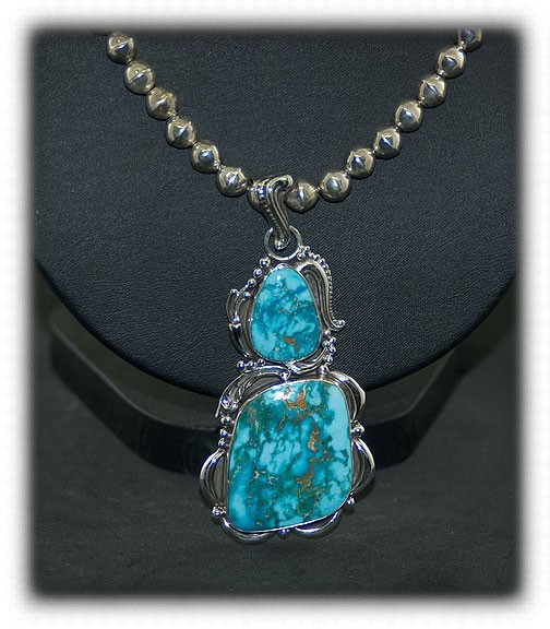 Morenci Blue Turquoise Necklace