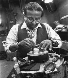 Native American Indian Silversmith