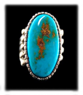 Natural Blue Gem Turquoise from Durango Silver Co