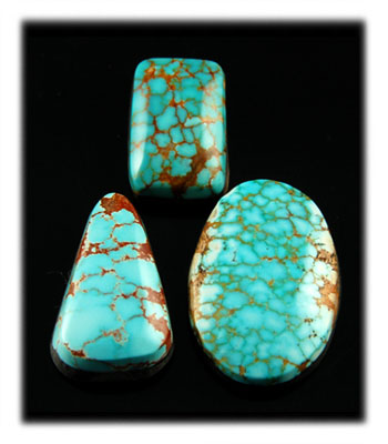 #8 American Turquoise Cabochons