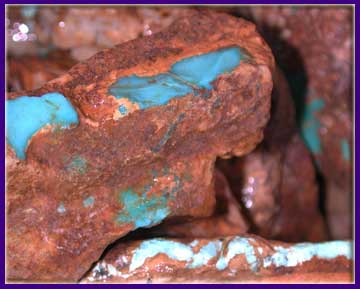 Natural Bisbee Turquoise from  Durango Silver Co