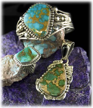 Natural Turquoise Jewelry and Sugilite