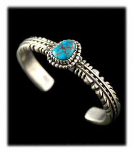 Bisbee Turquoise Bracelet by Ben Yazzie