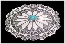 navajo indian turquoise jewelry buckle