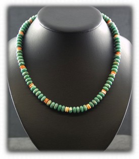 Green Nevada Turquoise Beads