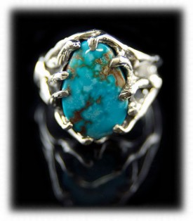 Royston Turquoise and Silver Ring