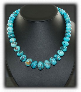 Persian Turquoise Beaded Necklace