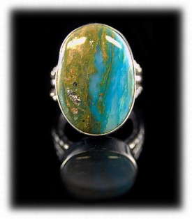 Peruvian Opal Sterling Silver Ring