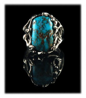 Pilot Mountain Blue Turquoise Ring