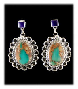 Royston Ribbon Turquoise Earrings