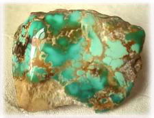 Gem Grade Blue to green Royston Turquoise rough