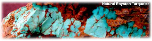 These are pieces of rough Turquoise from Nevada. These pieces came out of the Royston Turquoise Mine which is located near Tonopah, Nevada. The Royston Turquoise Mine has been producing some of the most beautiful Turquoise America has to offer for decades and now produces very little for the market. 