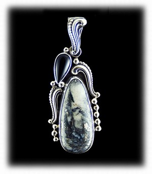 Colorado High Grade Silver Ore Pendant by John Hartman