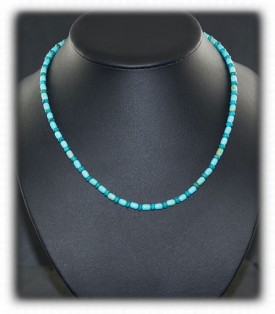 Blue Turquoise Beaded Turquoise Necklace