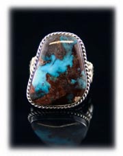 Southwestern Bisbee Turquoise JewelryRing