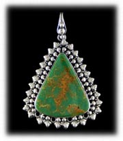 Southwestern Turquoise Jewelry Pendant