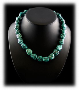 Spiderweb Turquoise Beads