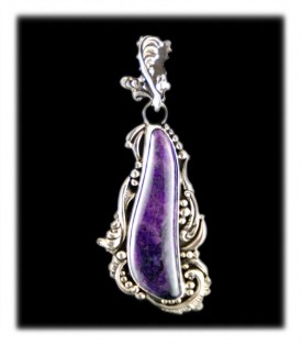 Victorian Style Sugilite Necklace
