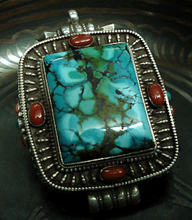 Tibetan Turquoise Pendant