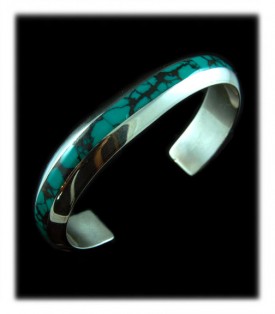 Tibetan Turquoise Inlay Bracelet