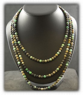 Tortoise Turquoise Bead Necklace