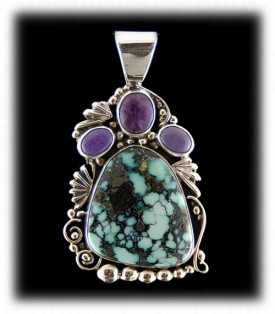 Fashion Turquoise Pendant with Tortoise Turquoise